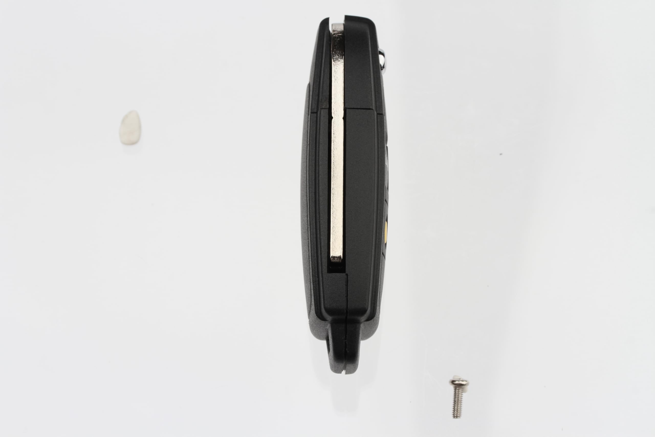 FOBTEK Flip Key Fob Shell Case & Button Pad for Volvo LQNP2T-APU, 5-Button