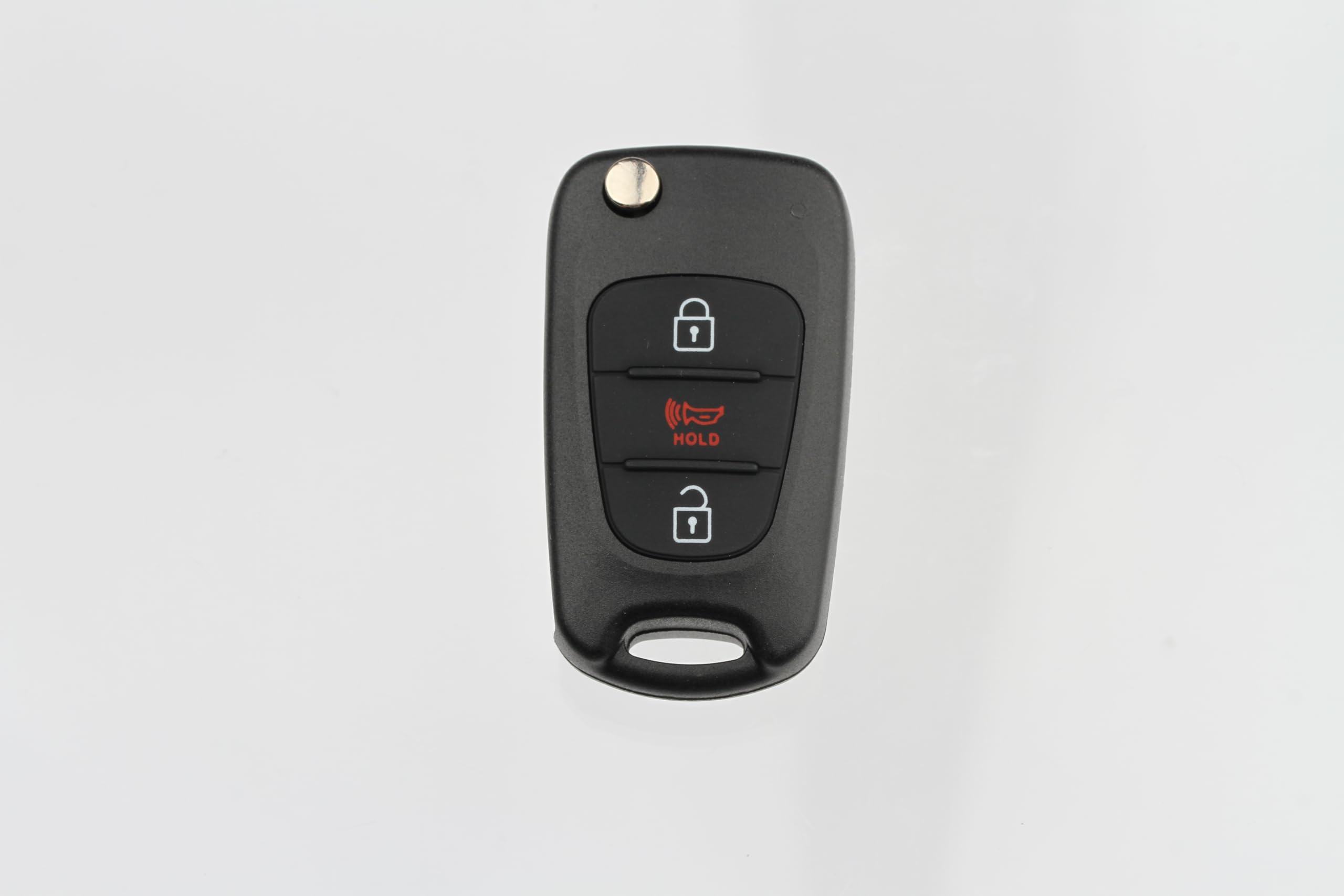 FOBTEK Flip Key Fob Shell Case & Button Pad for Kia NYOSEKSAM11ATX