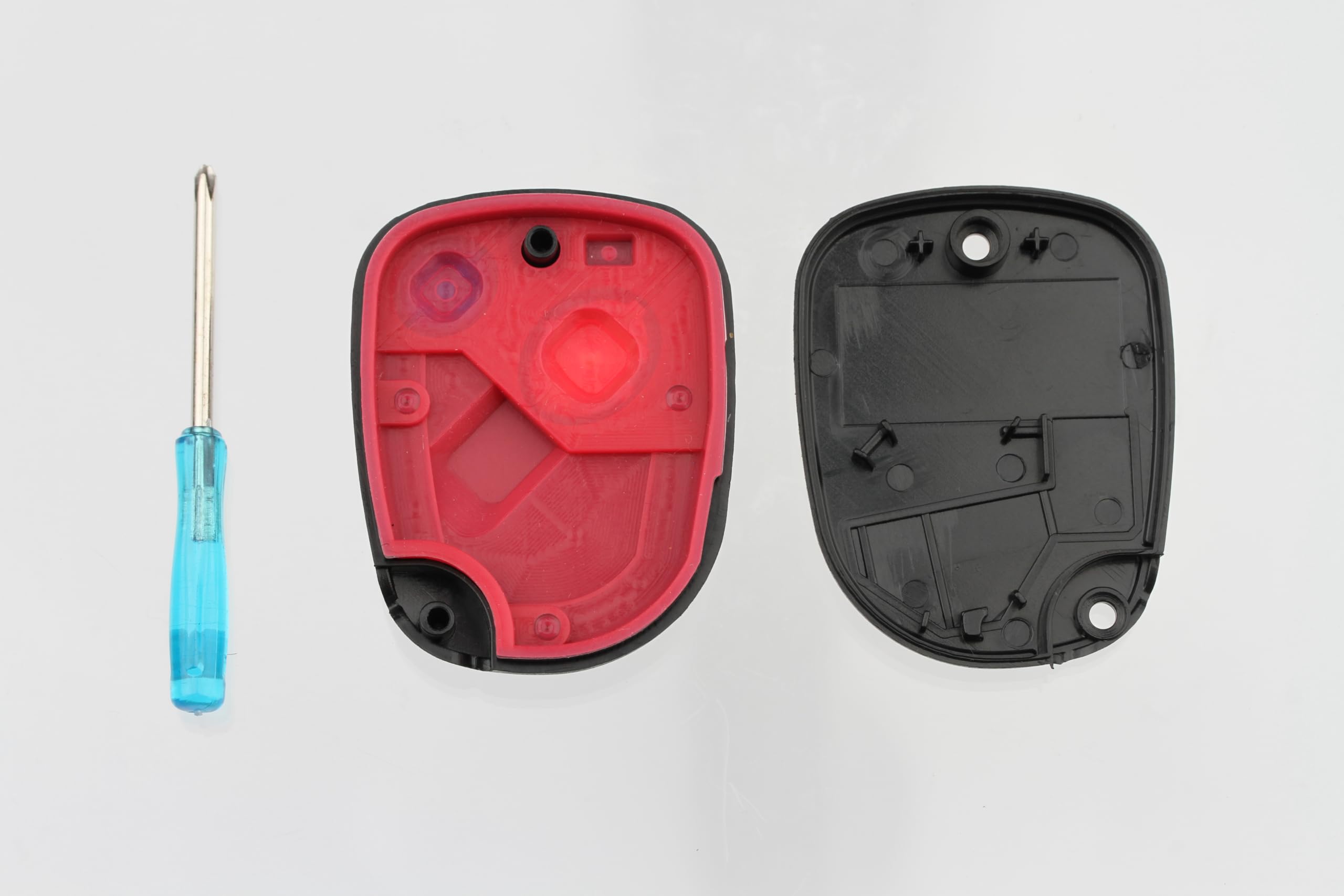 FOBTEK Key Fob Shell Case & Button Pad for Subaru A269ZUA111, 2-Button