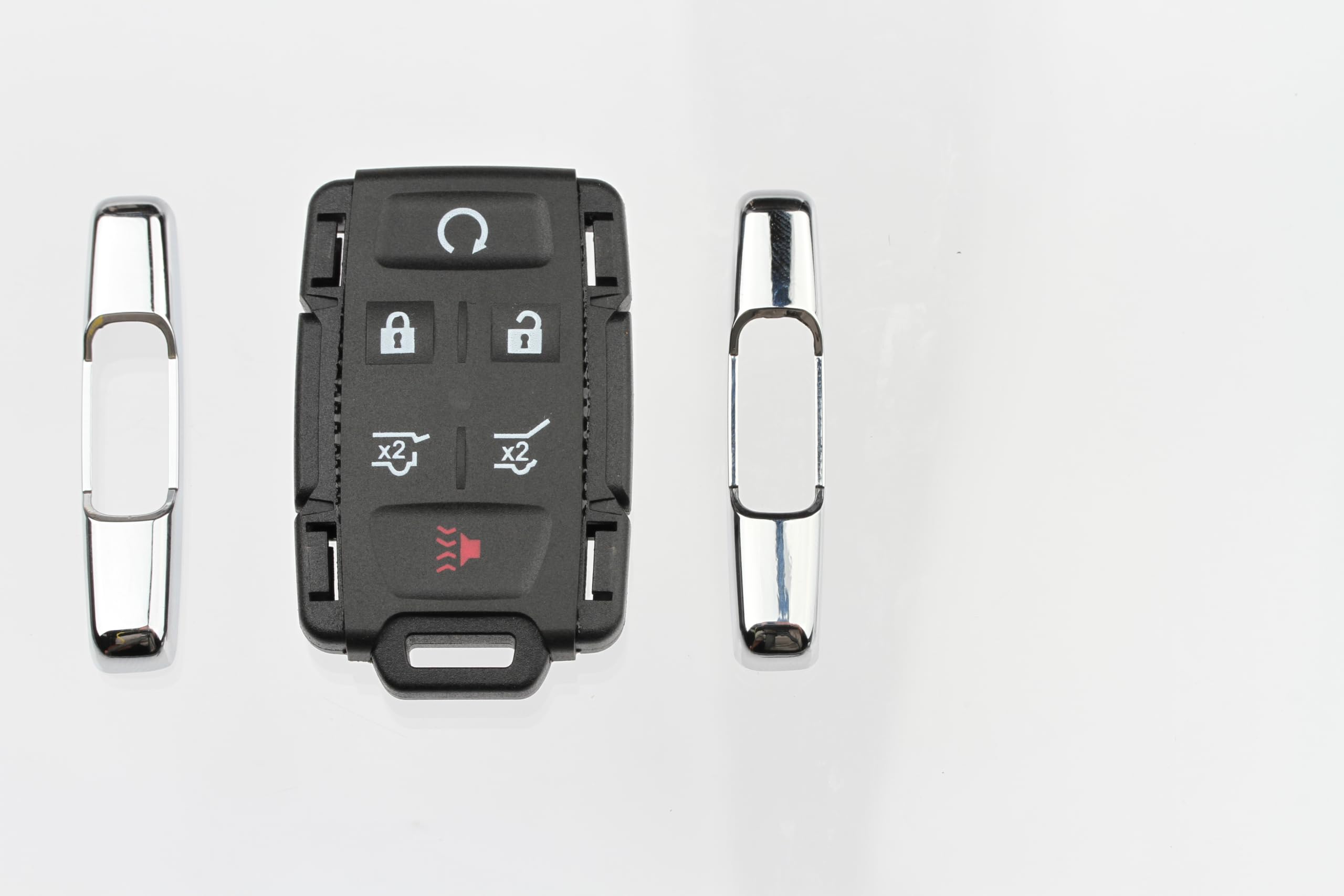 FOBTEK Key Fob Shell Case for Chevy GMC M3N-32337100, 6-Button
