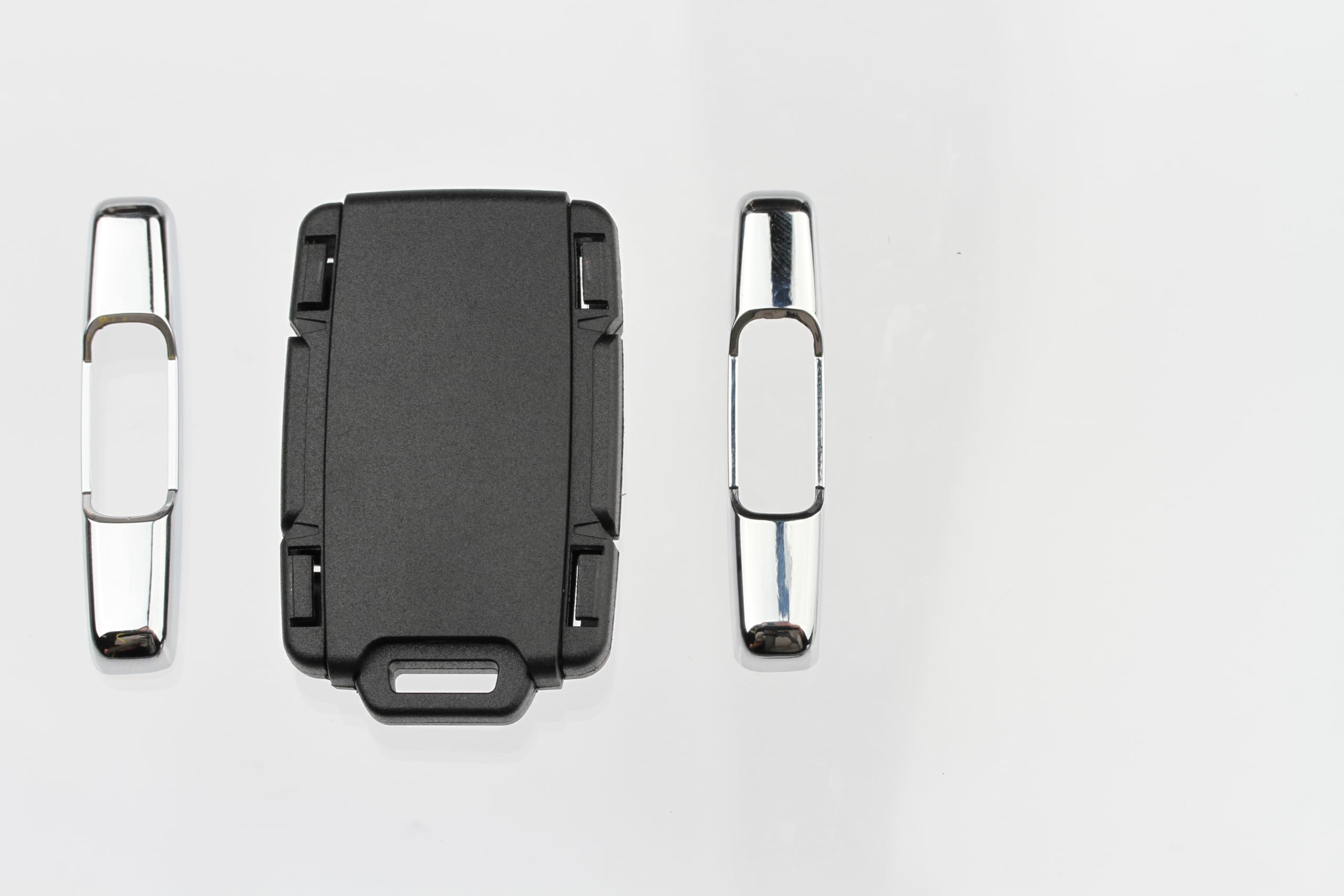 FOBTEK Key Fob Shell Case & Button Pad for Chevy GMC M3N-32337100, 4-Button