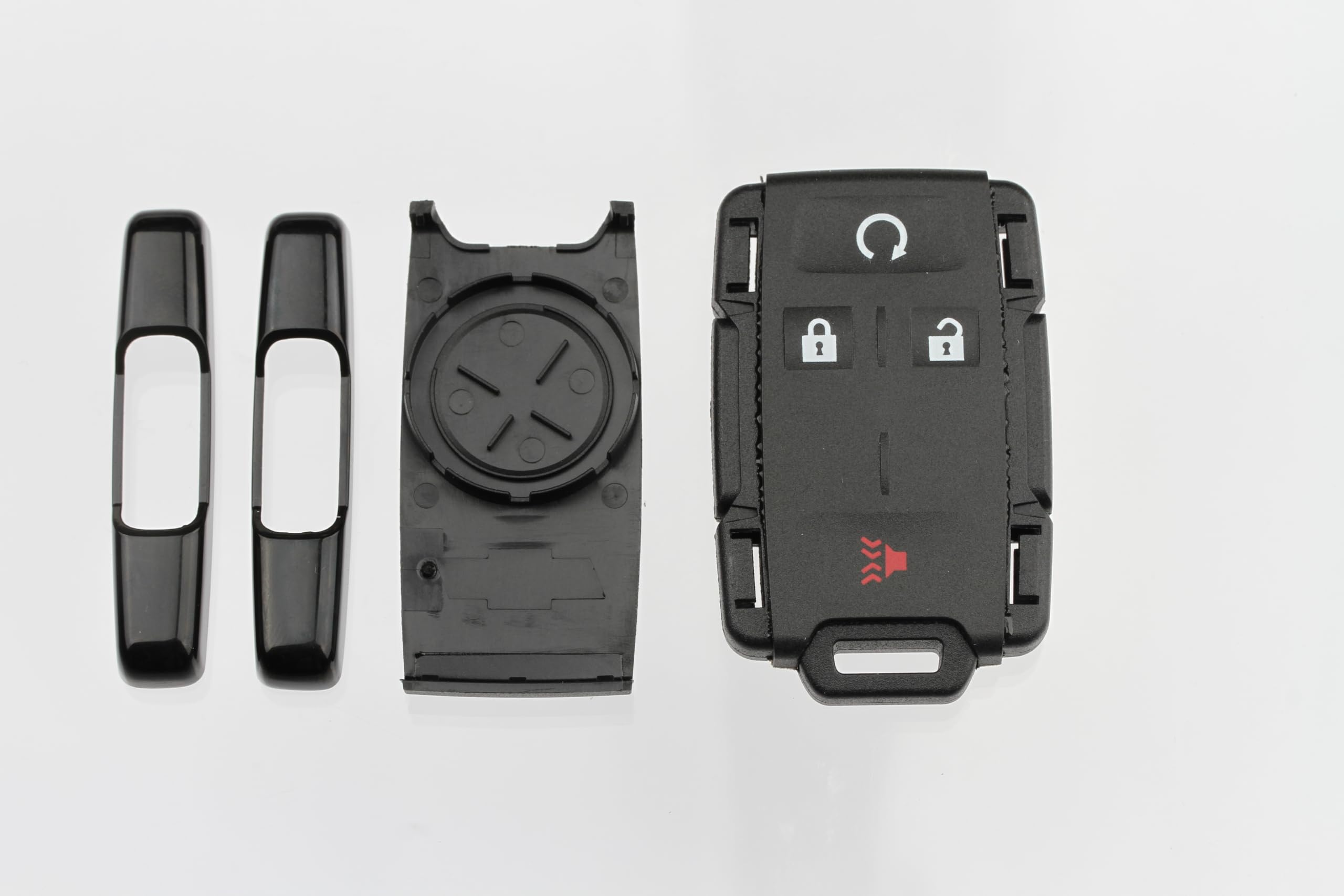 FOBTEK Key Fob Shell Case for Chevy GMC M3N-32337100, 4-Button