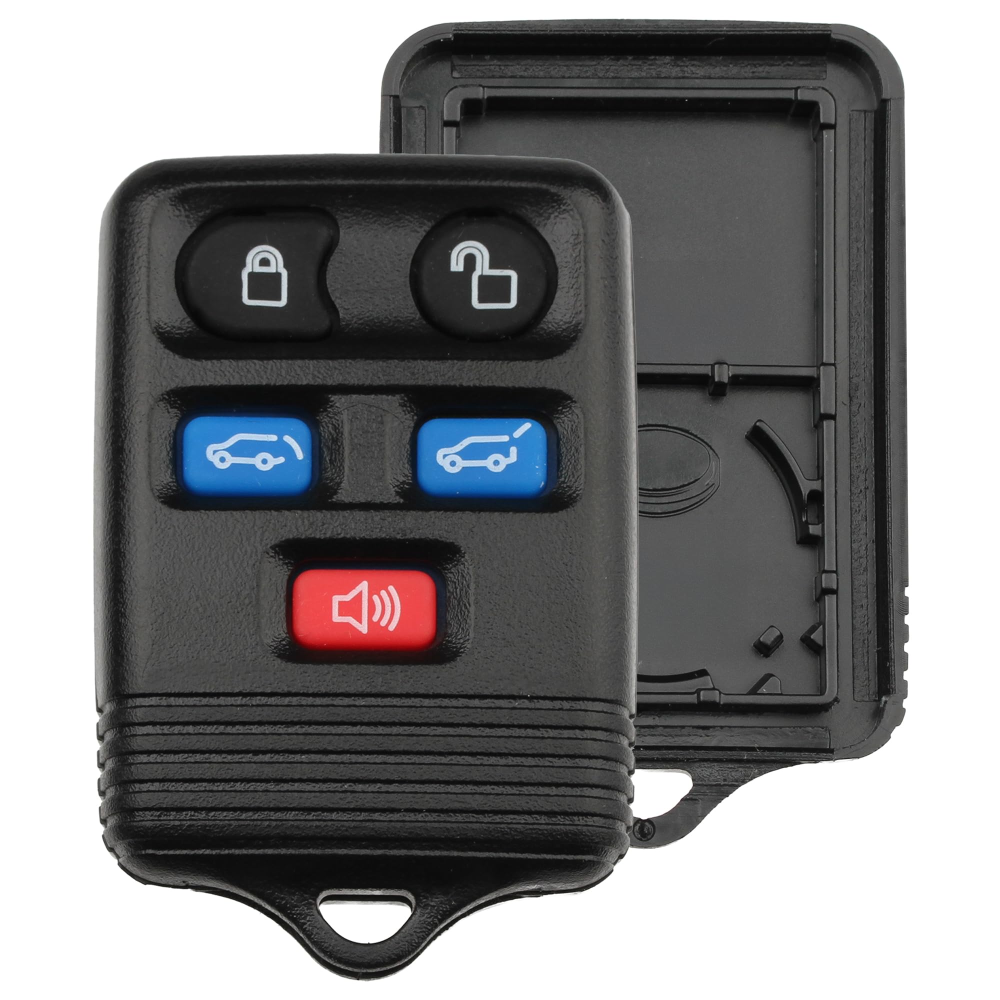 FOBTEK Key Fob Shell Case for Ford Lincoln CWTWB1U551, 5-Button