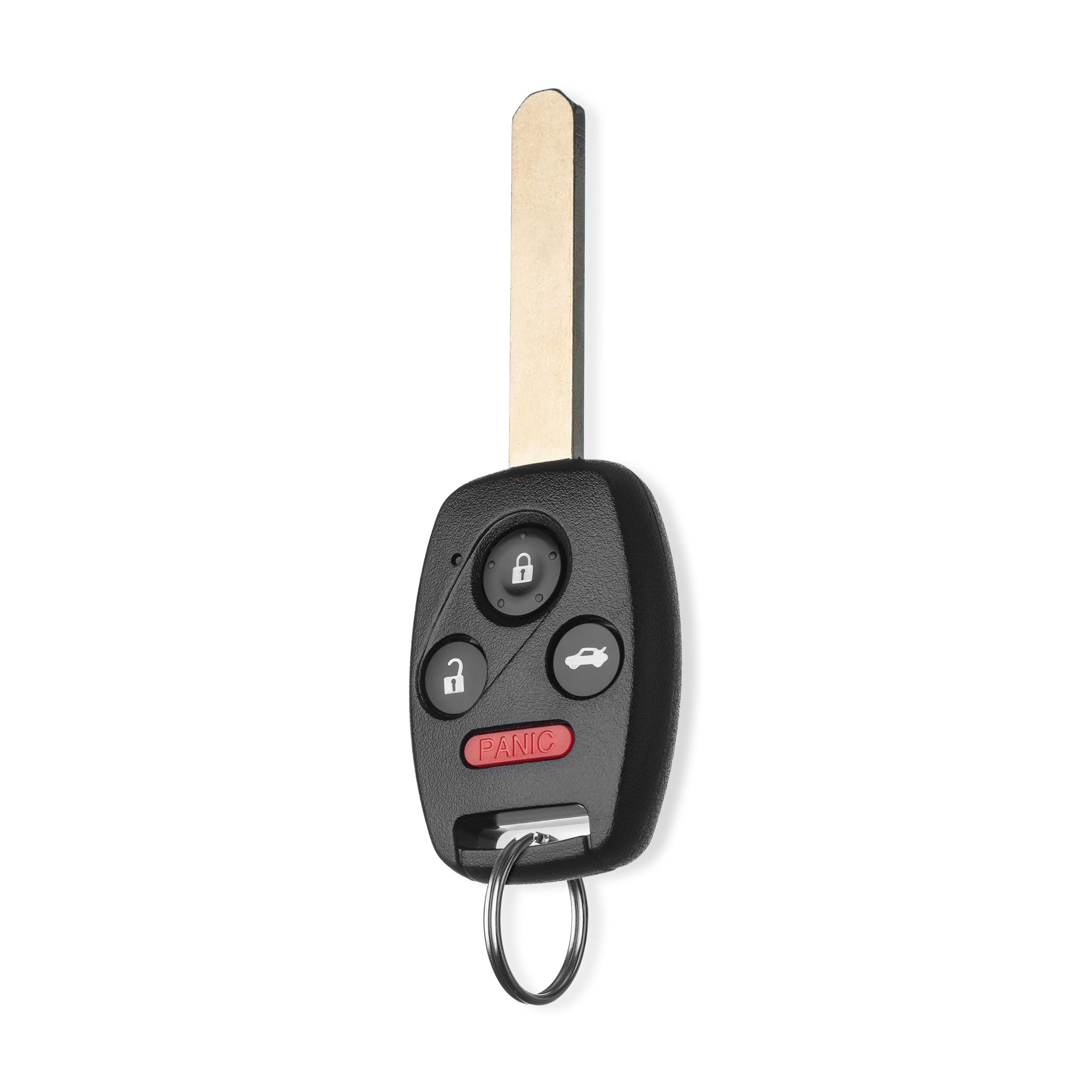 FOBTEK Keyless Entry Remote Head Key Fob for Honda Civic Acura MDX Replacement for N5F-S0084A, 35111-SVA-306 (for ID46, 4-Button)
