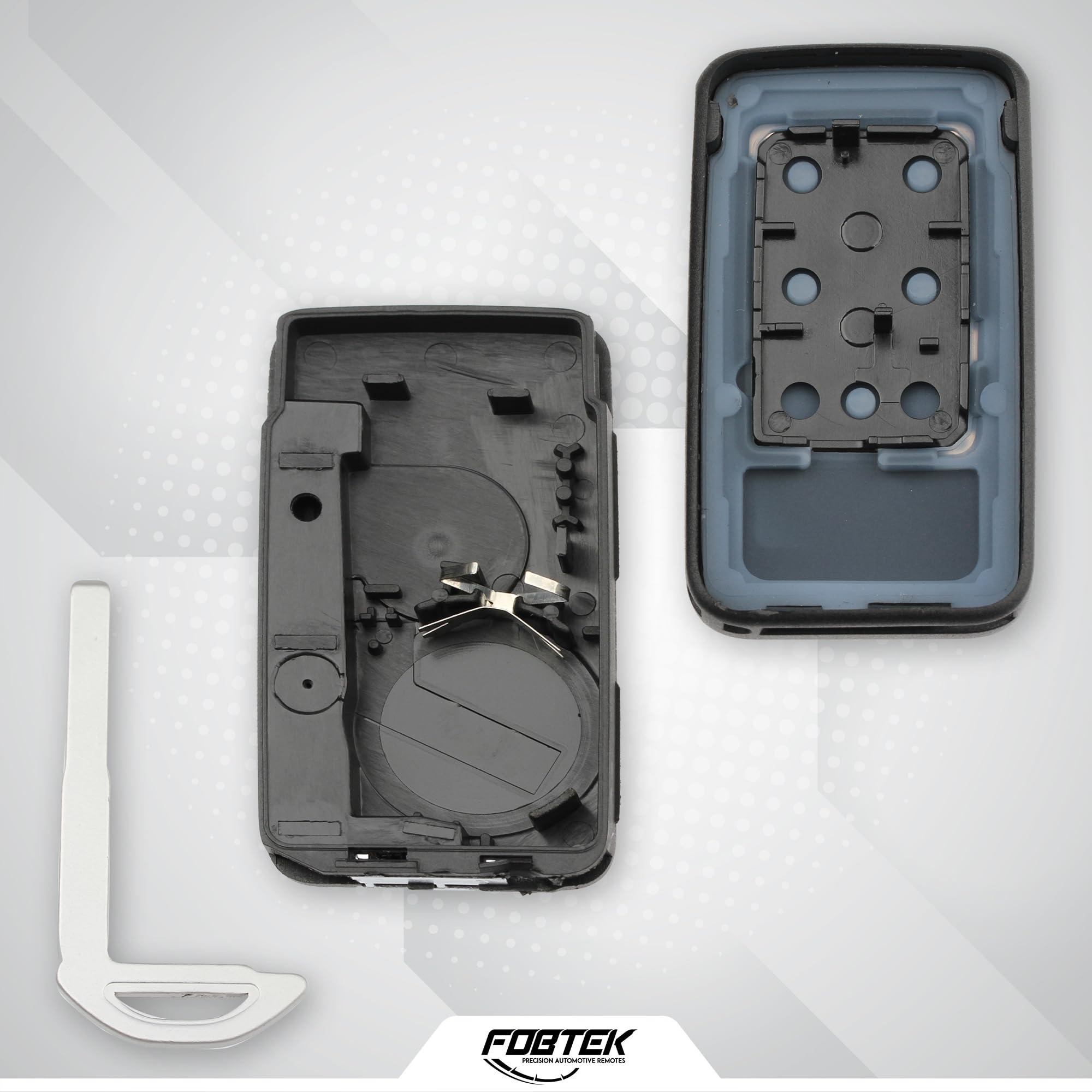 FOBTEK Smart Key Fob Shell Case for Volvo KR55WK49266, 6-Button