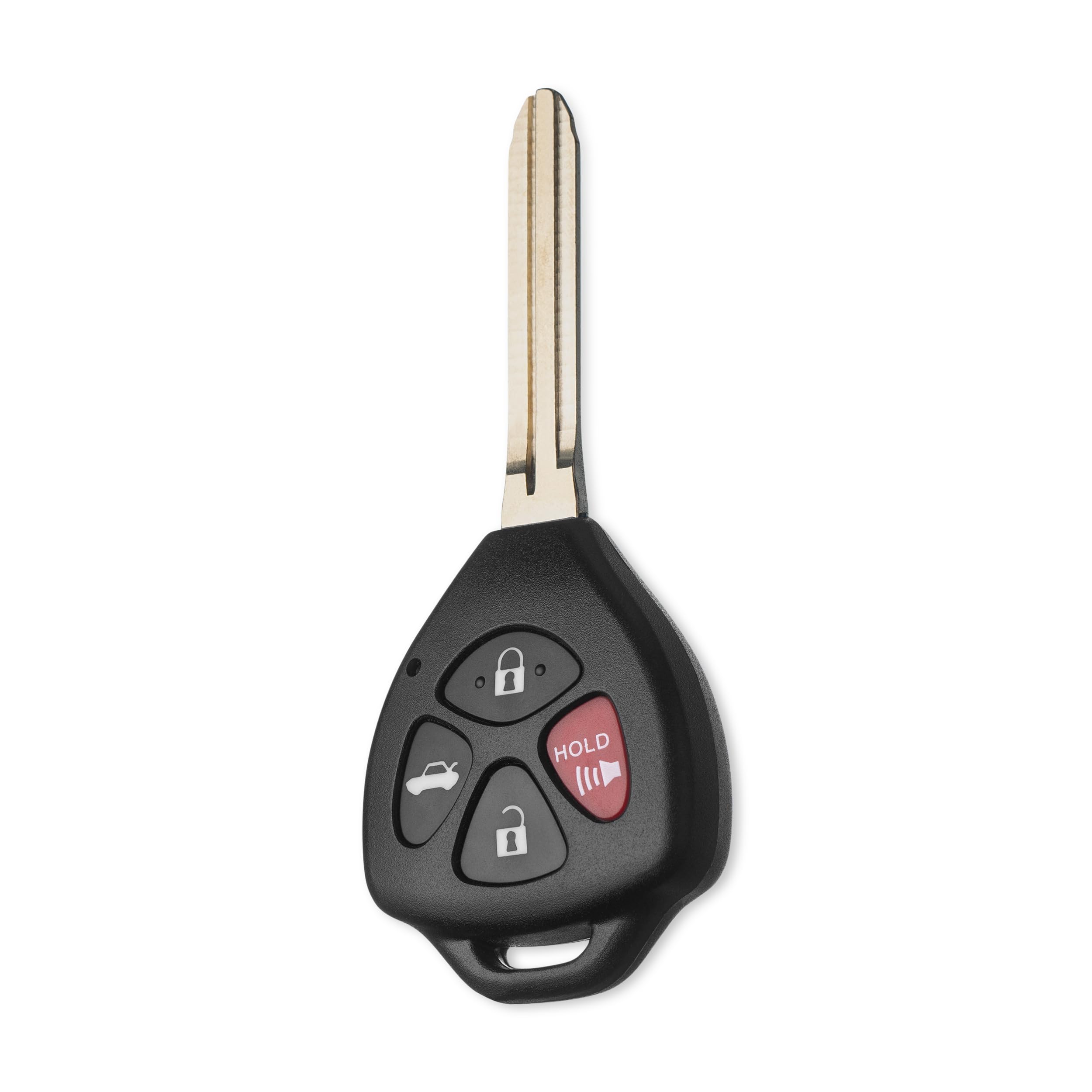 FOBTEK Keyless Entry Remote Head Key Fob for 2010-2011 Toyota Camry Replacement for HYQ12BBY, 89070-06650 (for G chip, 4-Button)