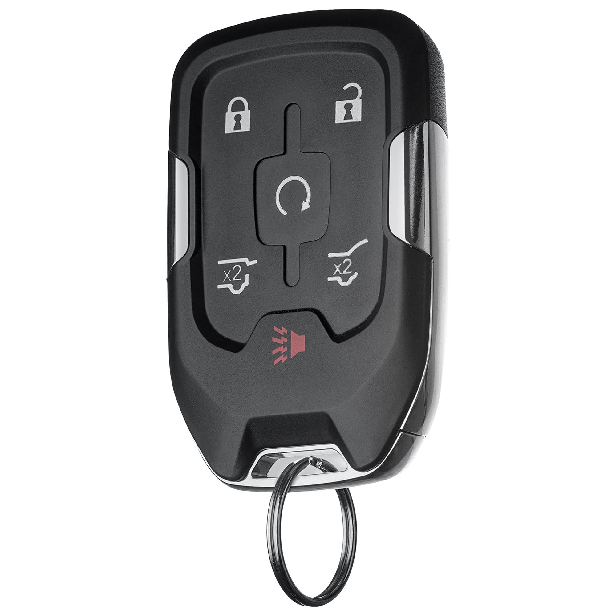 FOBTEK Smart Key Fob Keyless Entry Remote for Chevy GMC HYQ1AA, 6-Button