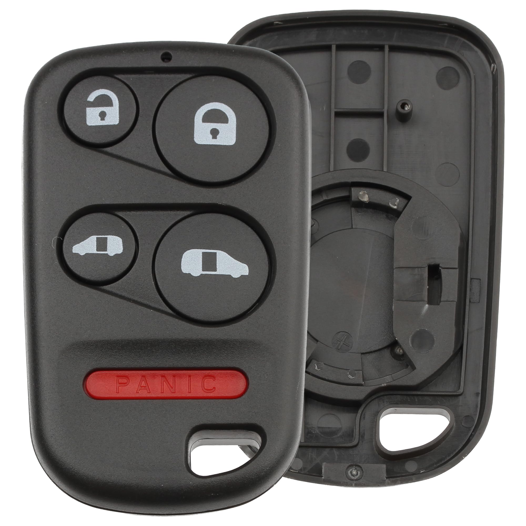 FOBTEK Key Fob Shell Case for 1999-2004 Honda Odyssey, E4EG8DN, 5-Button