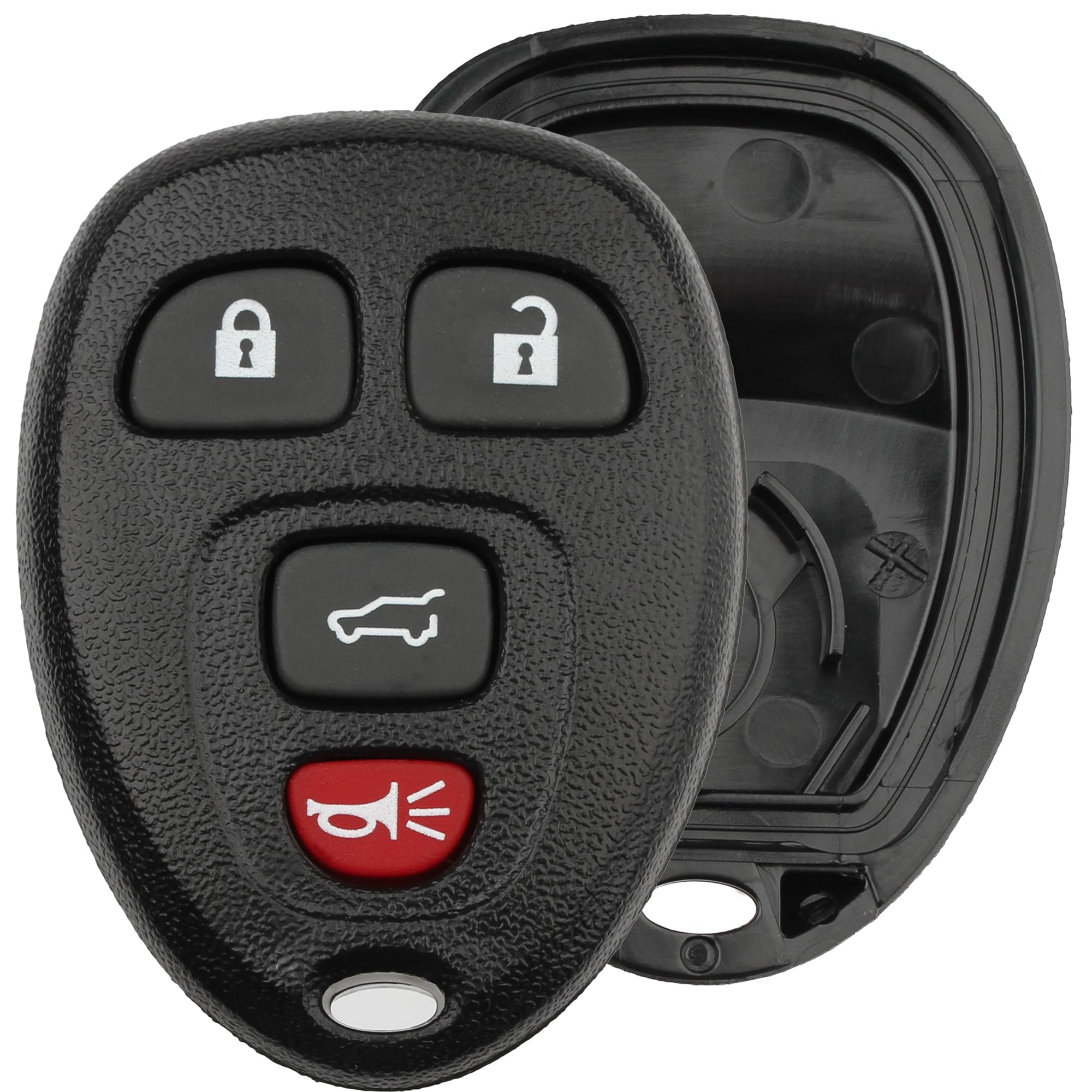 FOBTEK Key Fob Shell Case for Chevy Cadillac GMC OUC60270, 4-Button