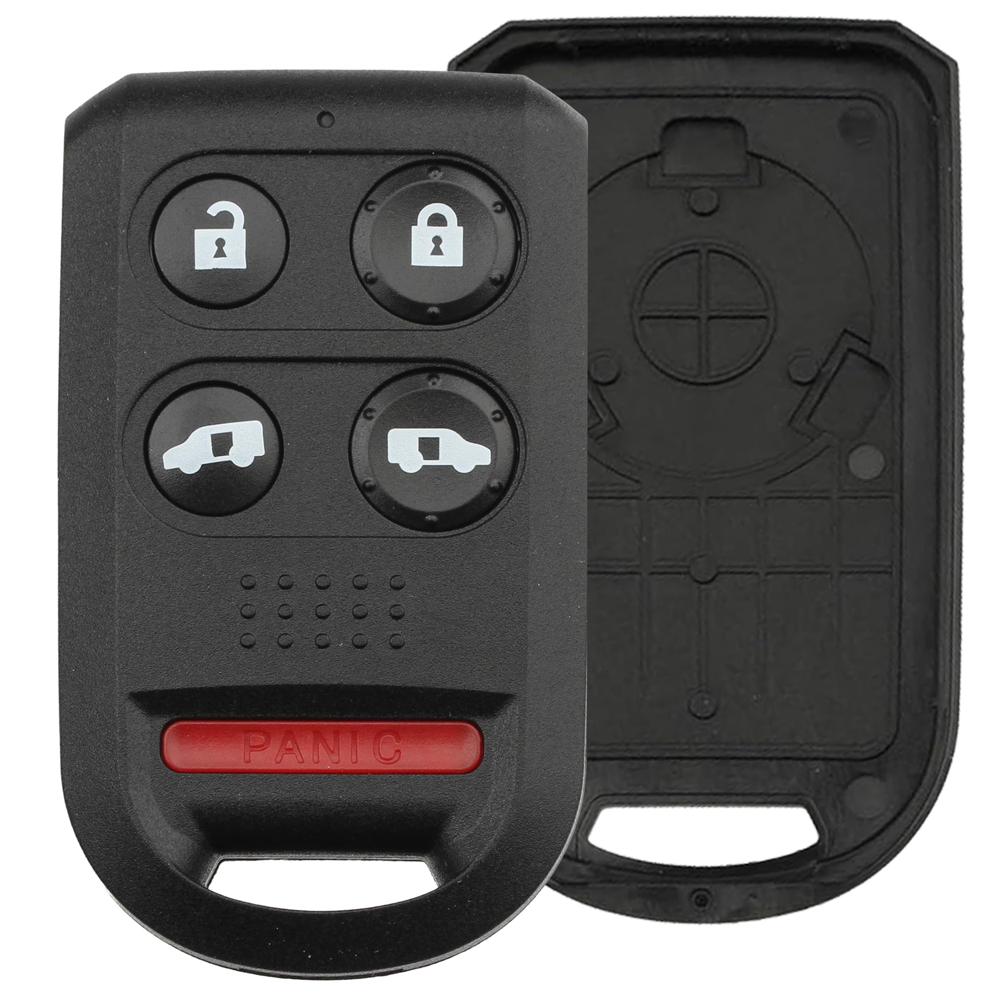 FOBTEK Key Fob Shell Case & Button Pad for Honda OUCG8D-399H-A, 5-Button