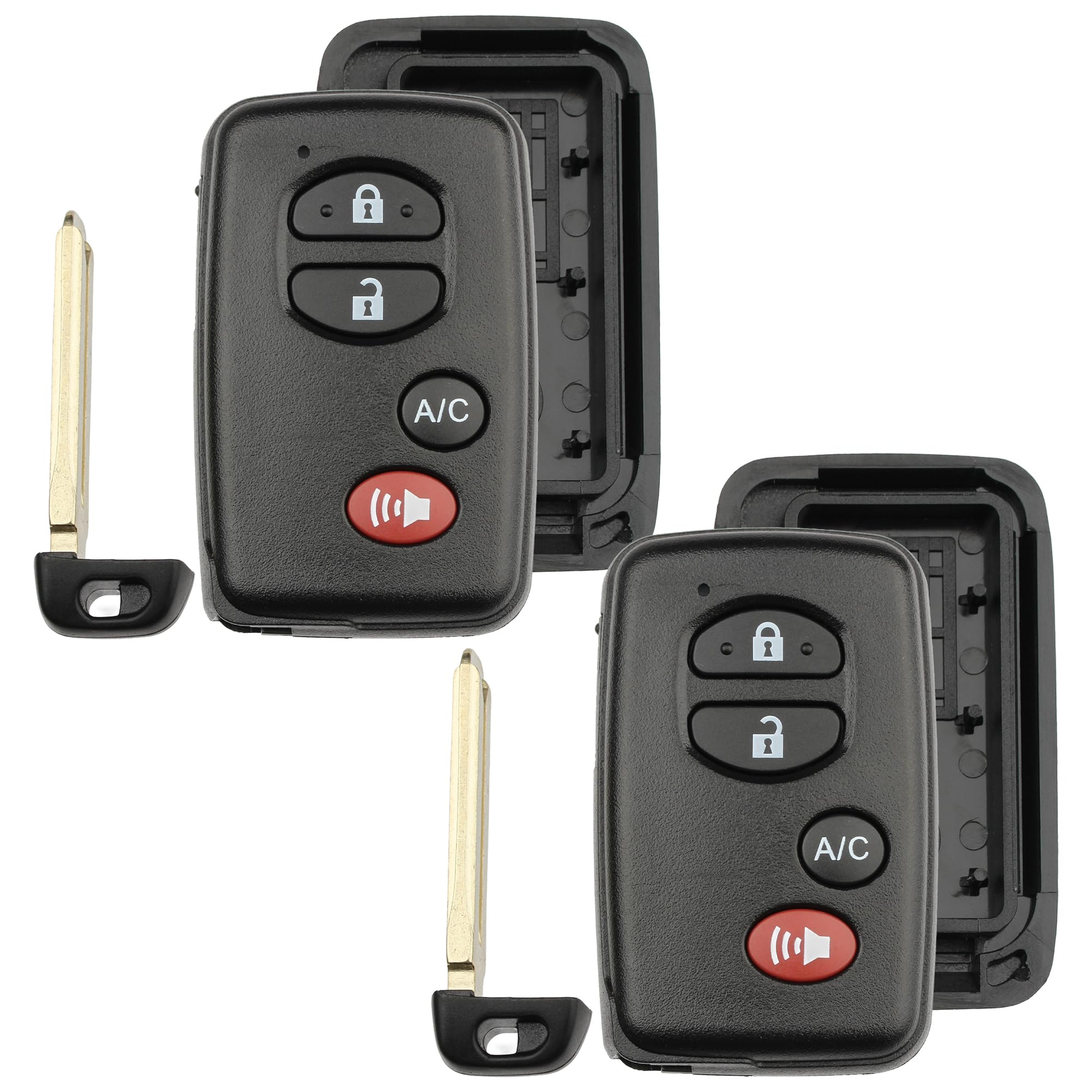Key Fob Shell for Toyota – HYQ14AAB HYQ14ACX, 4-Button