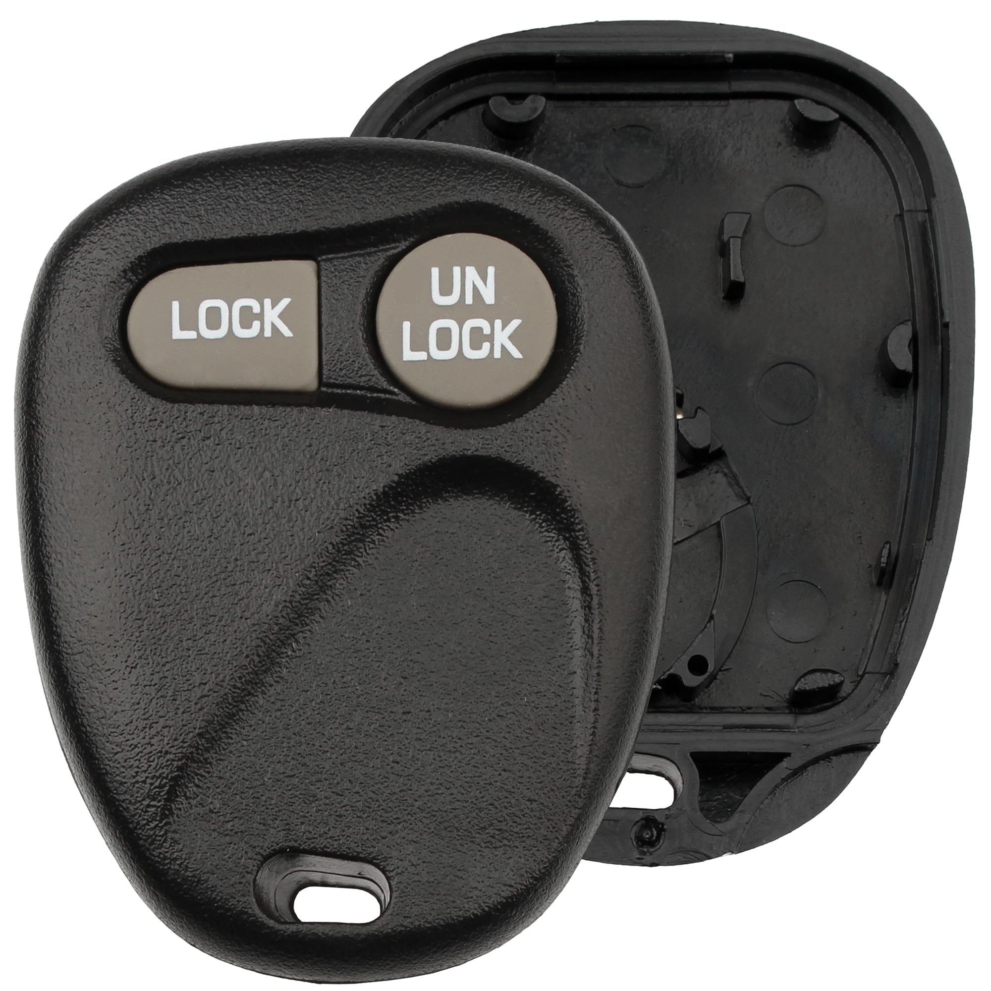 FOBTEK Key Fob Shell Case & Button Pad for Chevy GMC ABO1502T, 2-Button