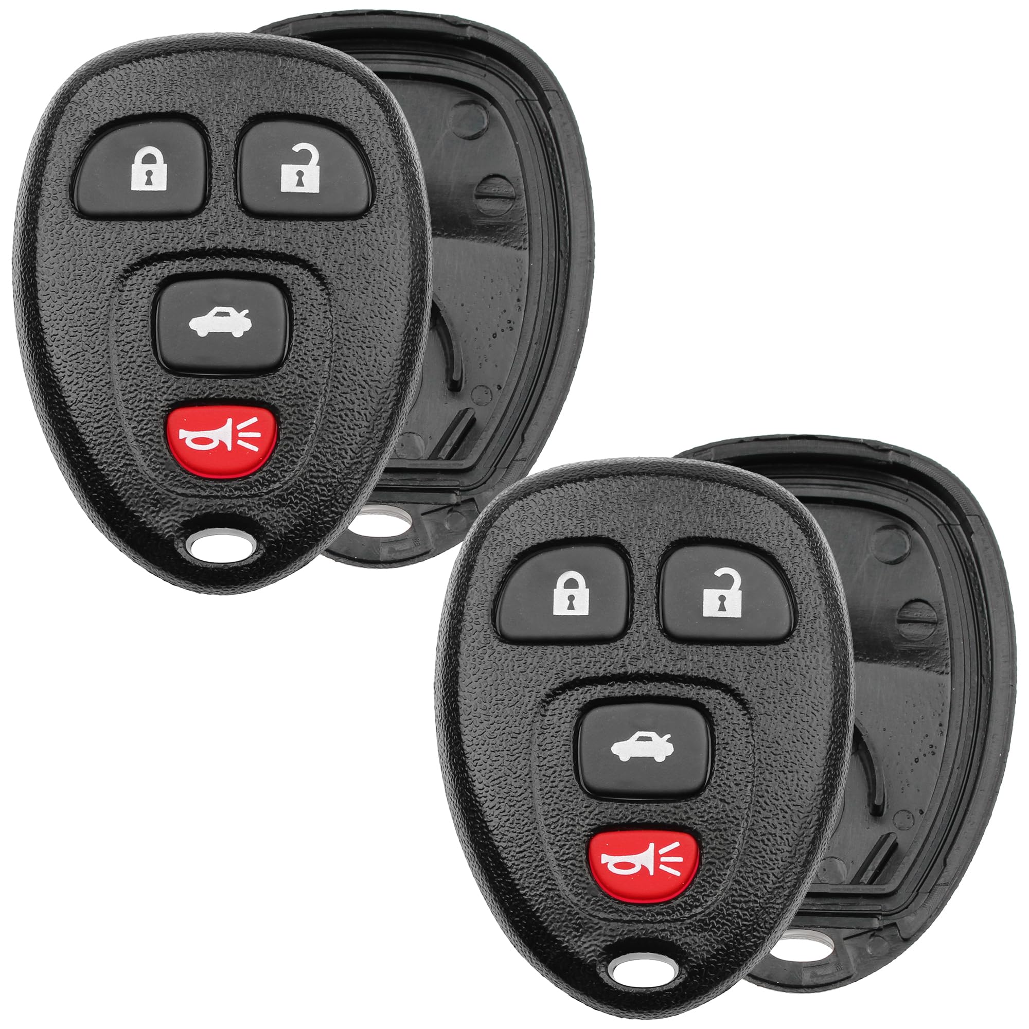 Key Fob Shell for Chevy Buick Cadillac – OUC60270 OUC60221 M3N5WY8109, 4-Button