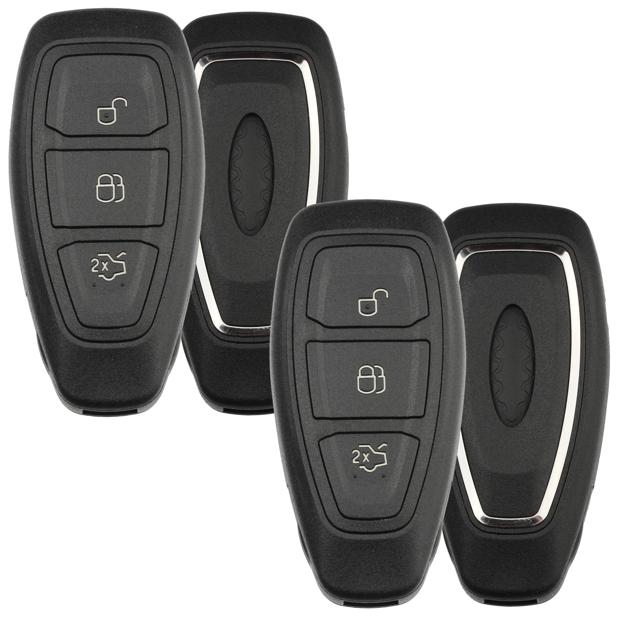 Key Fob Shell for Ford – KR55WK48801 KR5876268, 3-Button
