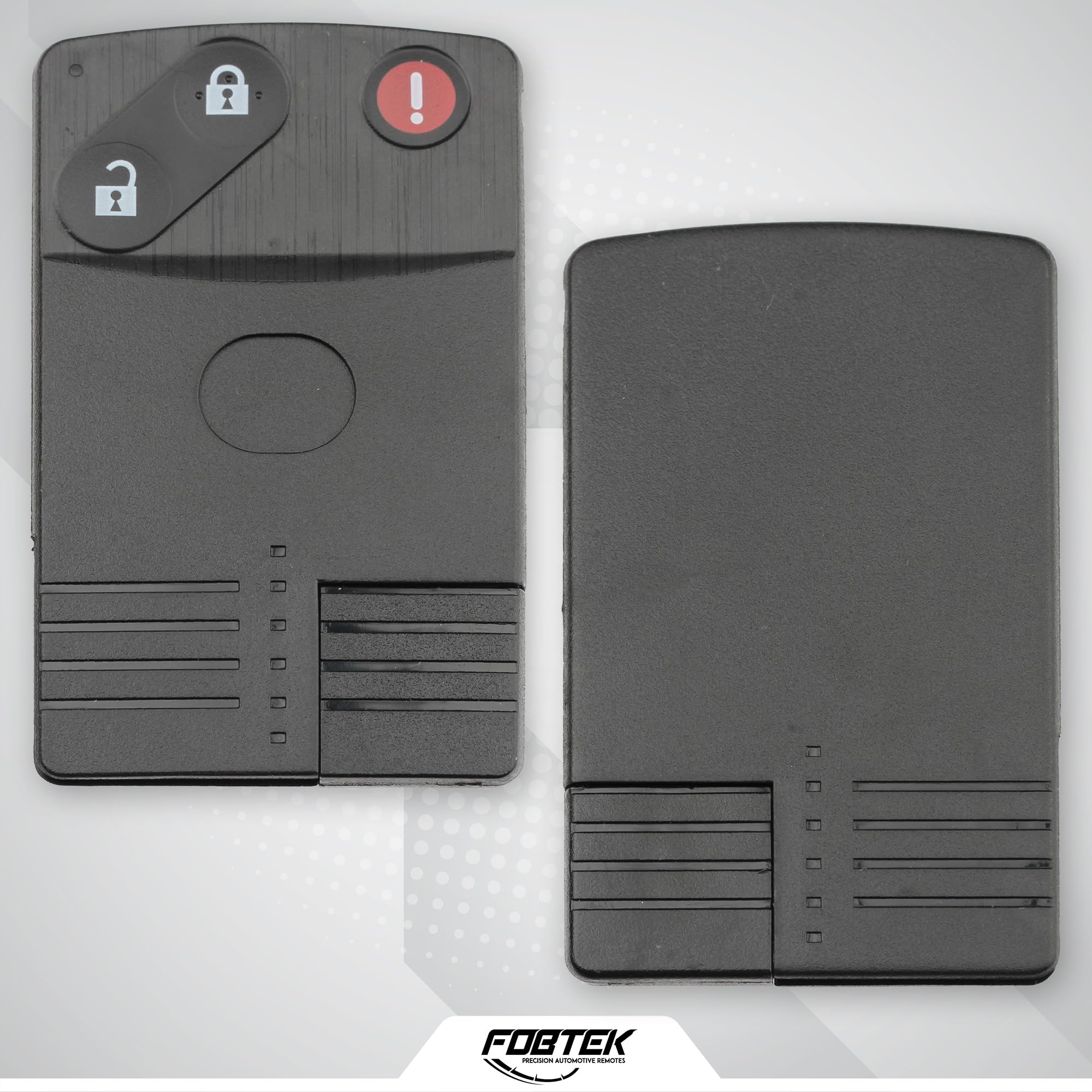 FOBTEK Key Fob Shell Case & Button Pad for Mazda BGBX1T458SKE11A01
