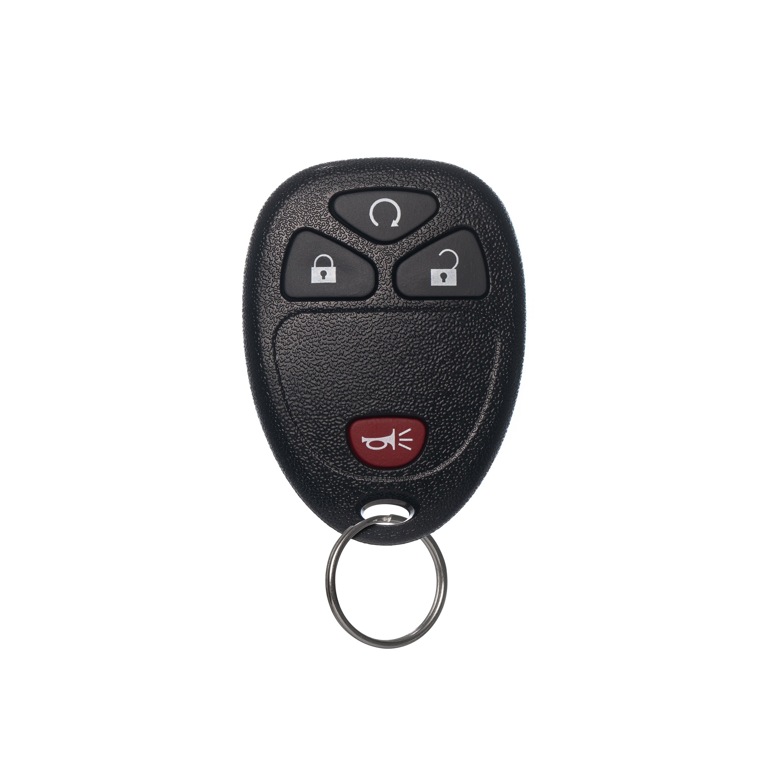 FOBTEK Keyless Entry Remote Key Fob for Chevy Silverado GMC Sierra Avalanche 2007-2013, Replacement for OUC60270 15913421 (4-Button Remote Start)